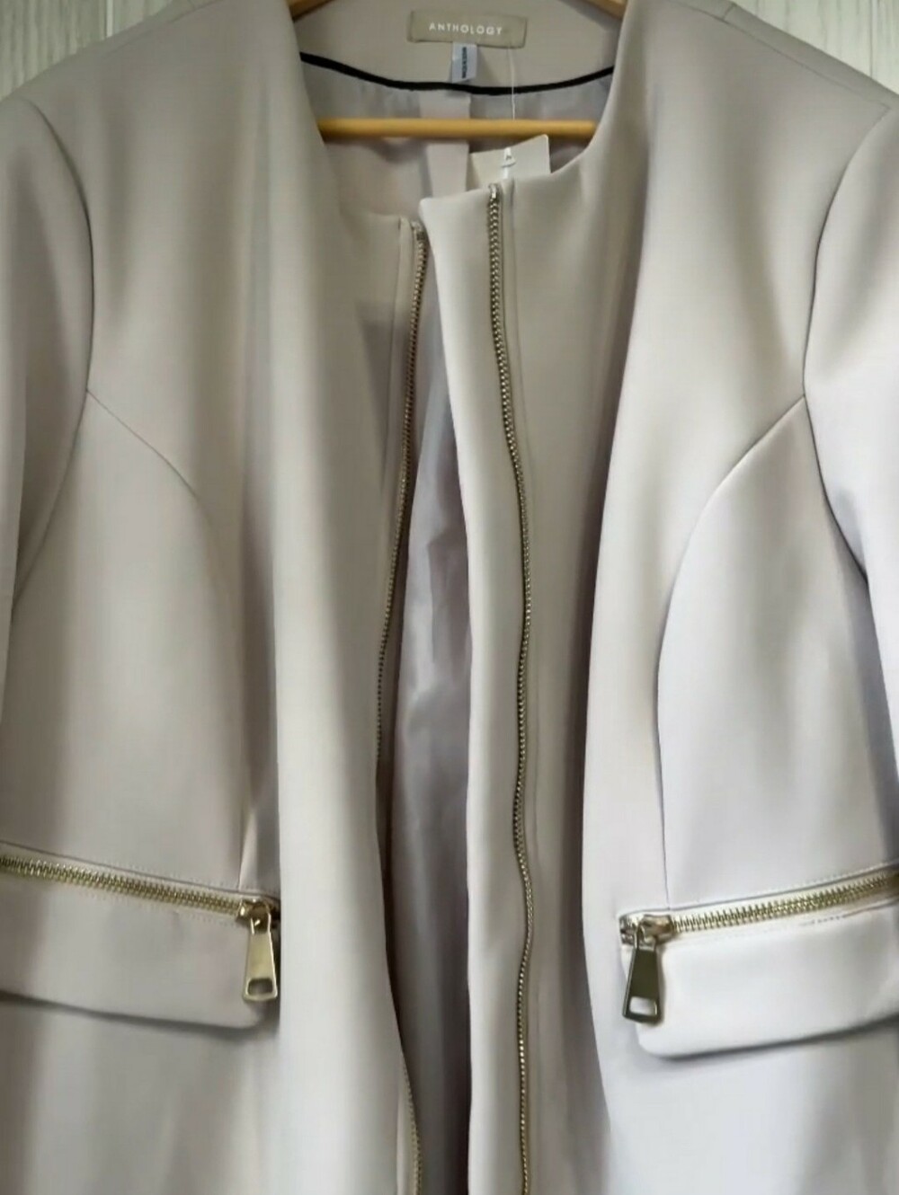 JD Williams ANTHOLOGY Stunning Blazer-Coat Cream Size 24 NWOT - Picture 2 of 13